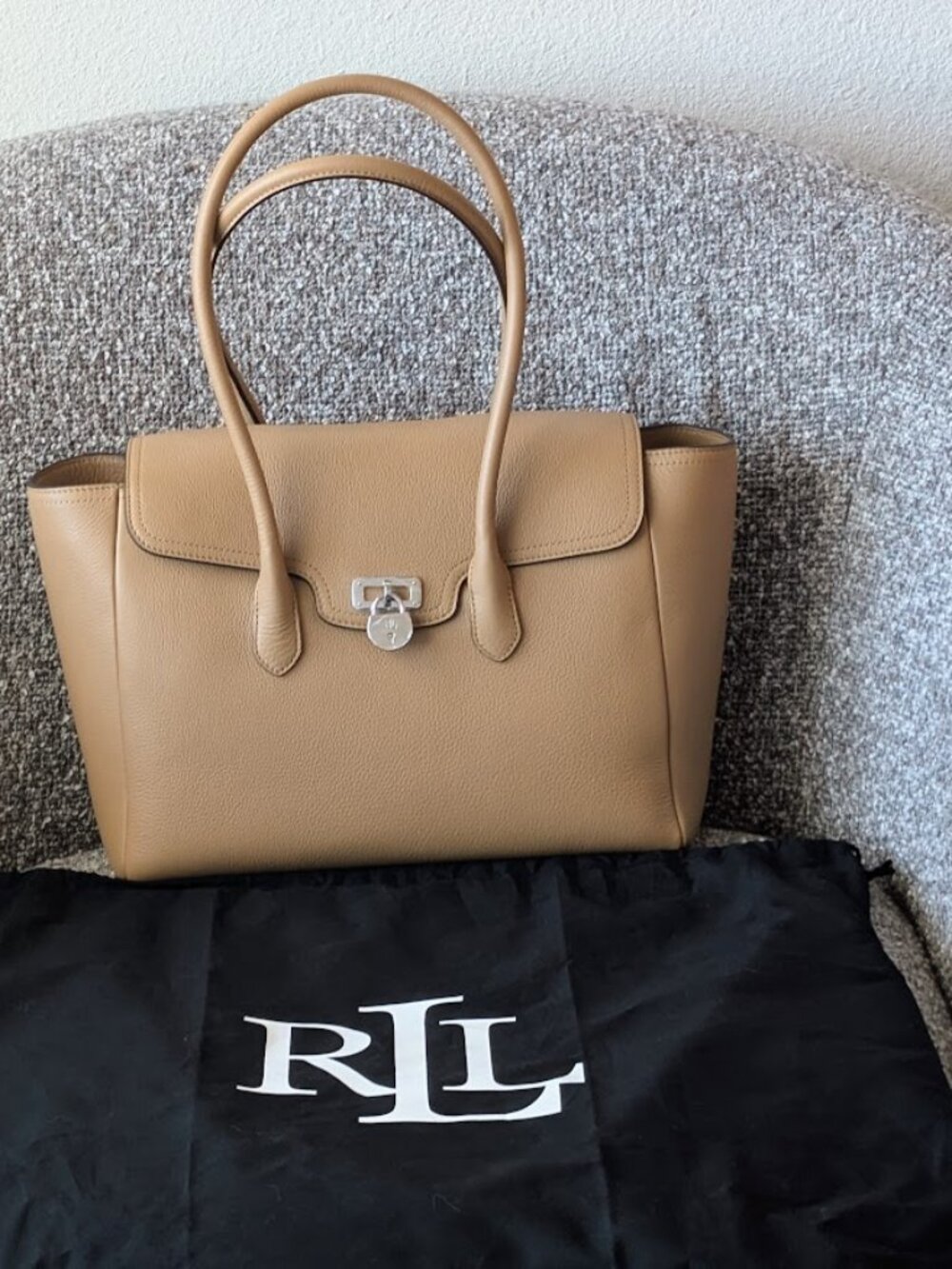 NEW! Pebbled Leather Large Tanner Satchel